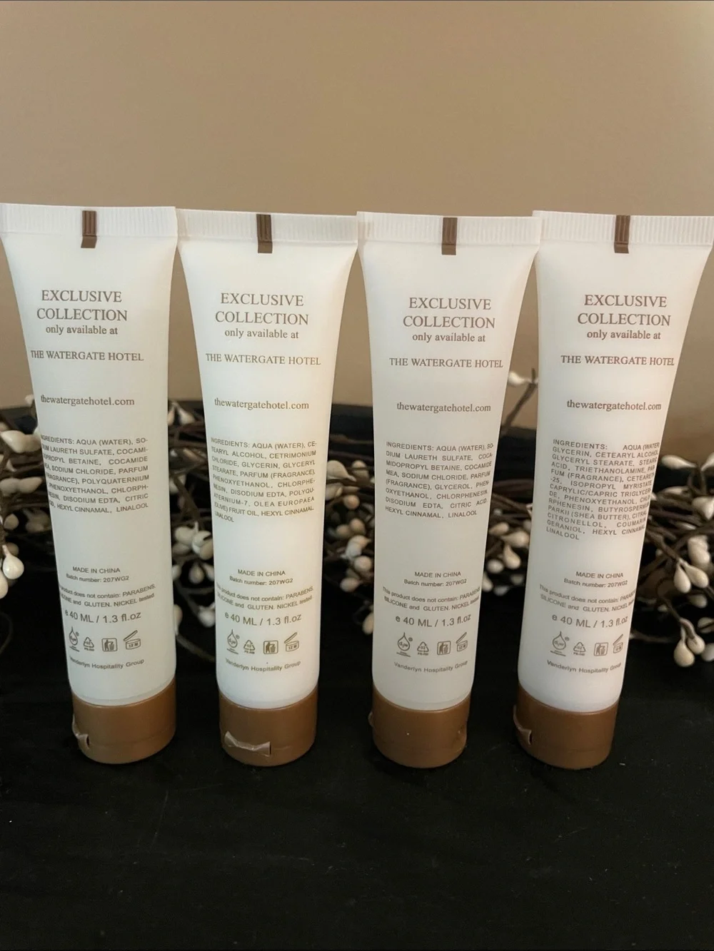 NEW ‘The Watergate Hotel’ Toiletry Set - 1.3 Oz Each